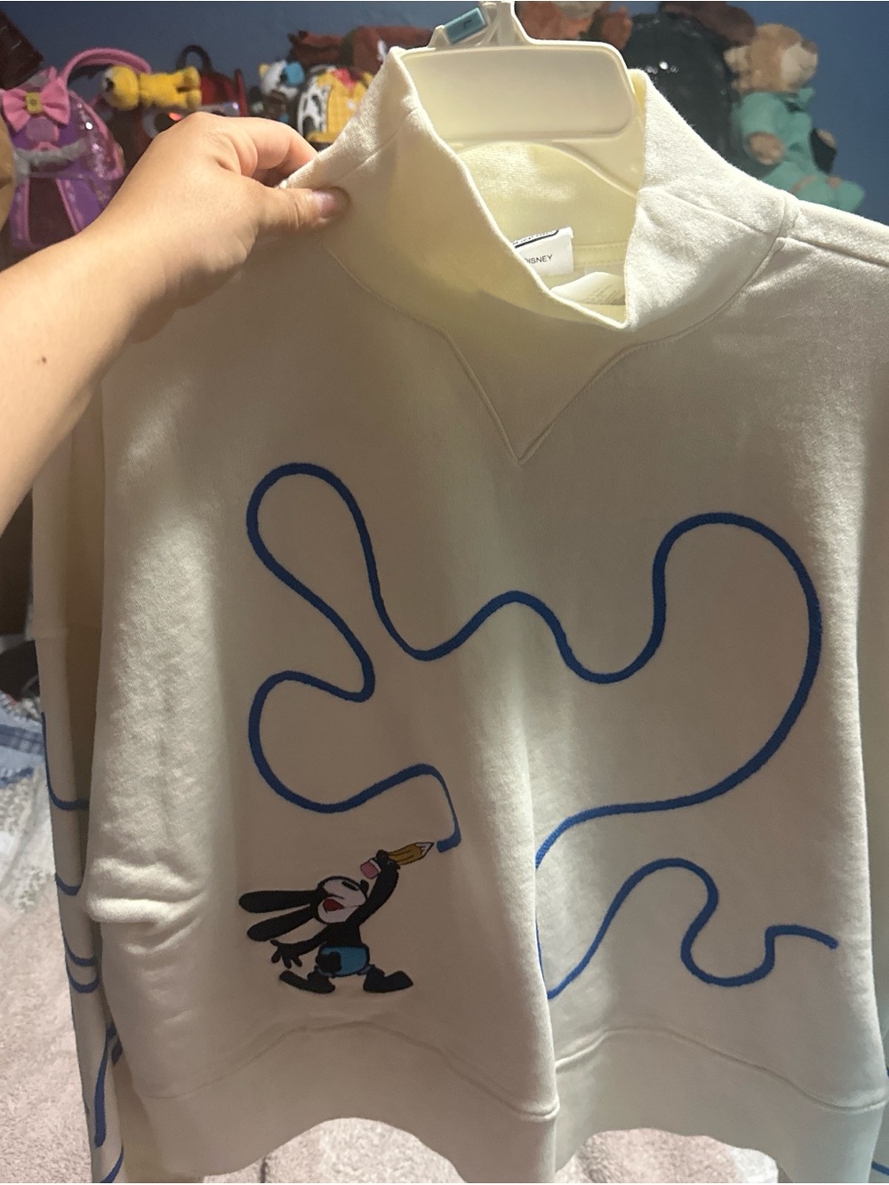 Disney Oswald mock neck sweater